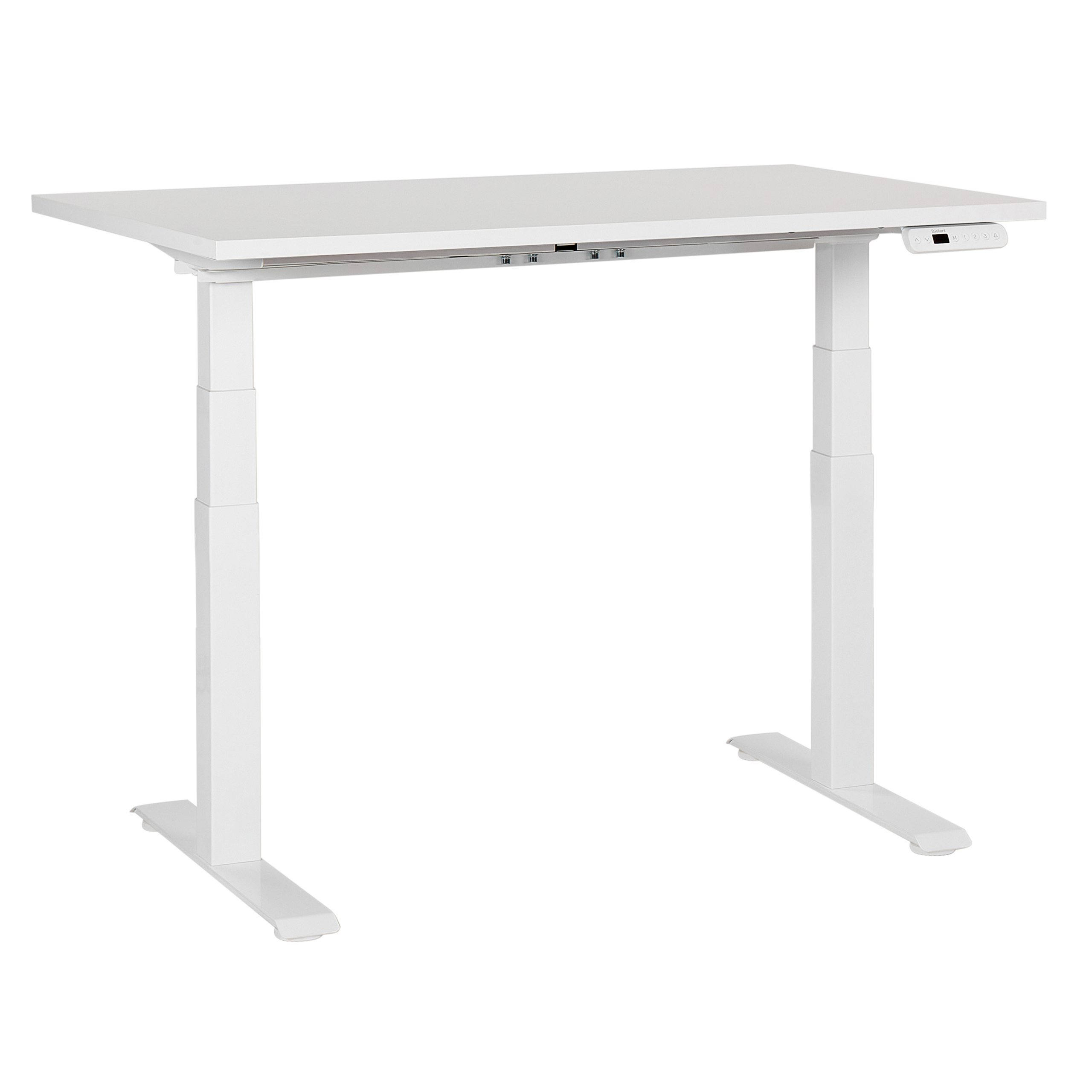 Elektriskt höj- och sänkbart skrivbord DESTINES 120 cm 72 cm Vit