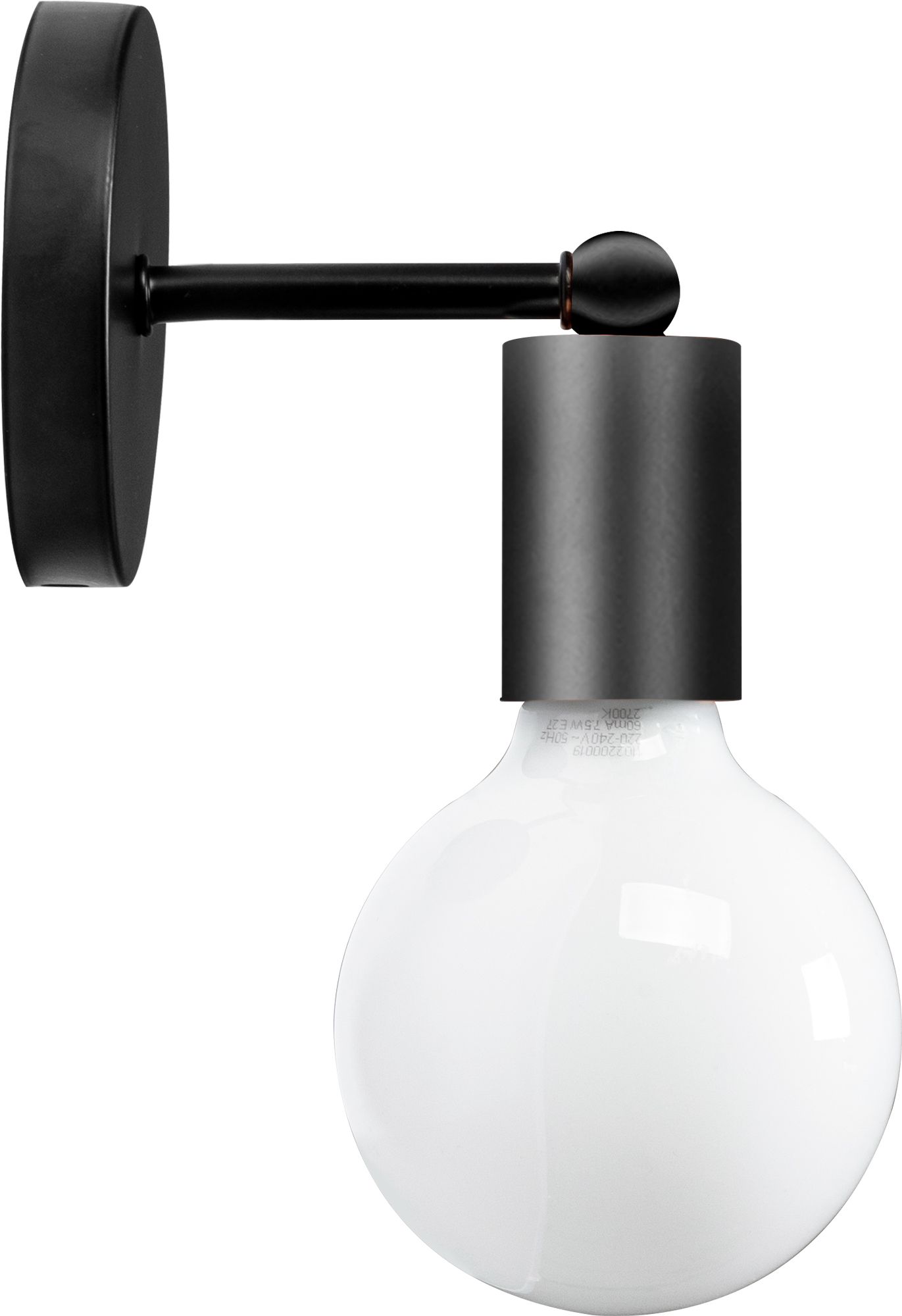 TOOLIGHT vägglampa 392205 Svart 8x10x10cm