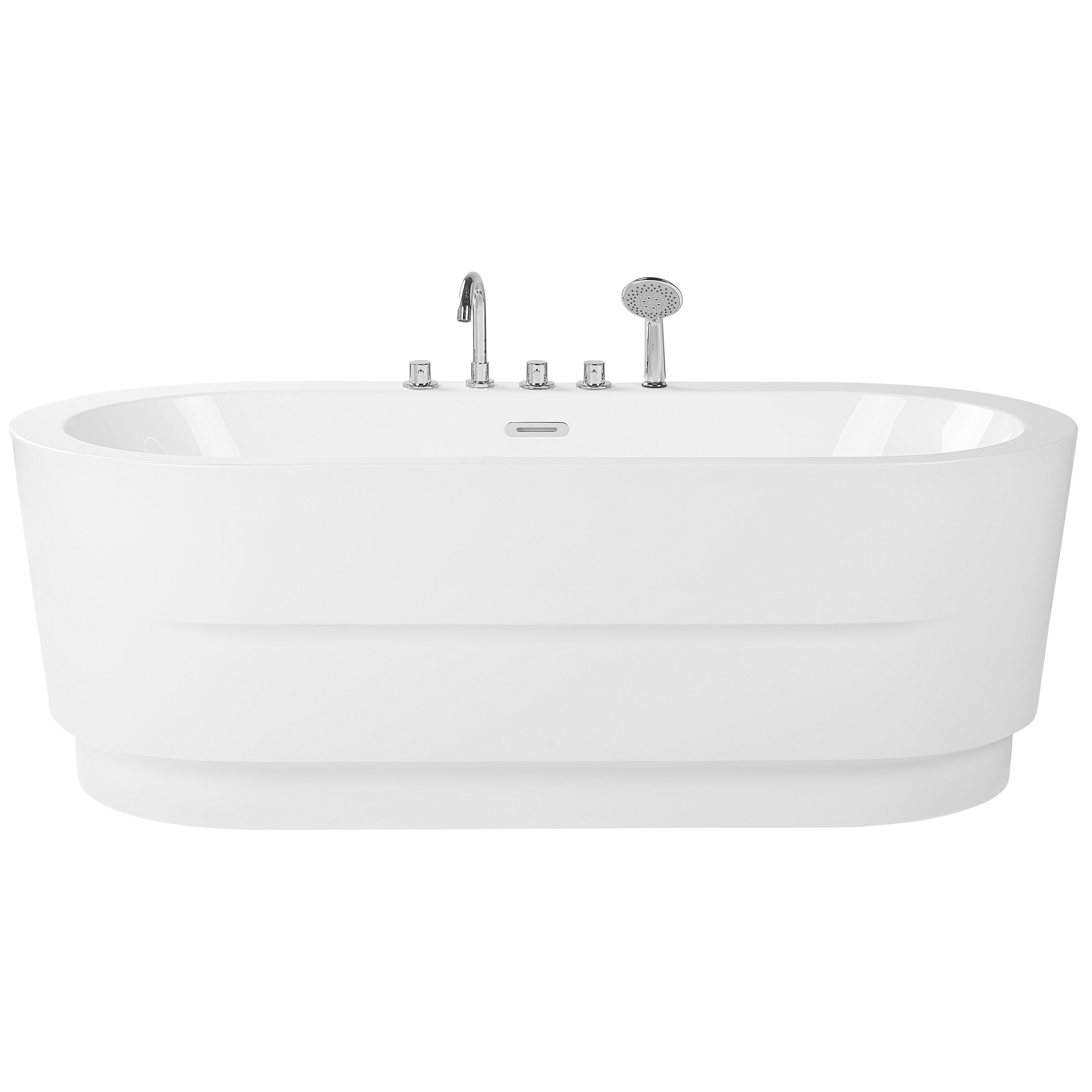 Fristående badkar EMPRESA 1700 x 800 mm med armaturer Vit
