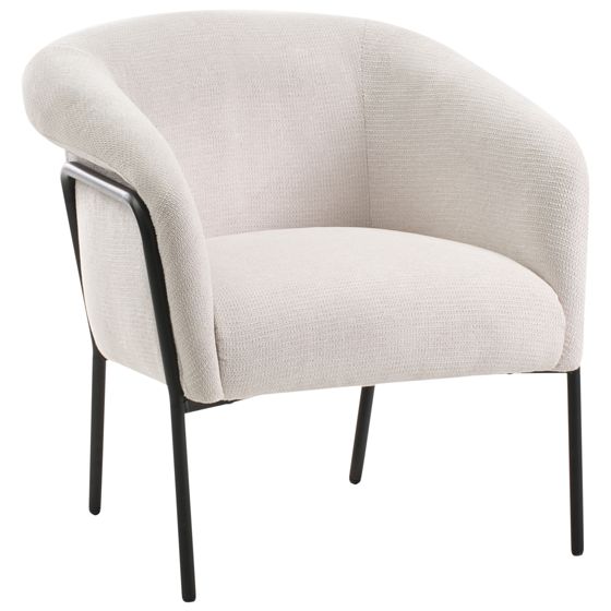 Fåtölj KROSSEN Ljusbeige