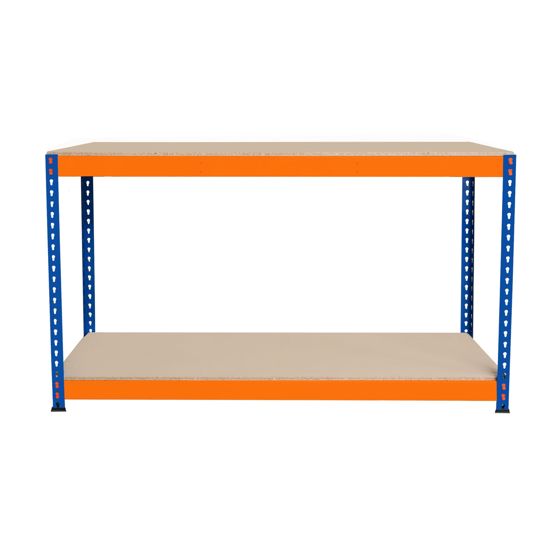S-Rax skrivbord i 2 nivåer - 150 cm x 45 cm x 90 cm