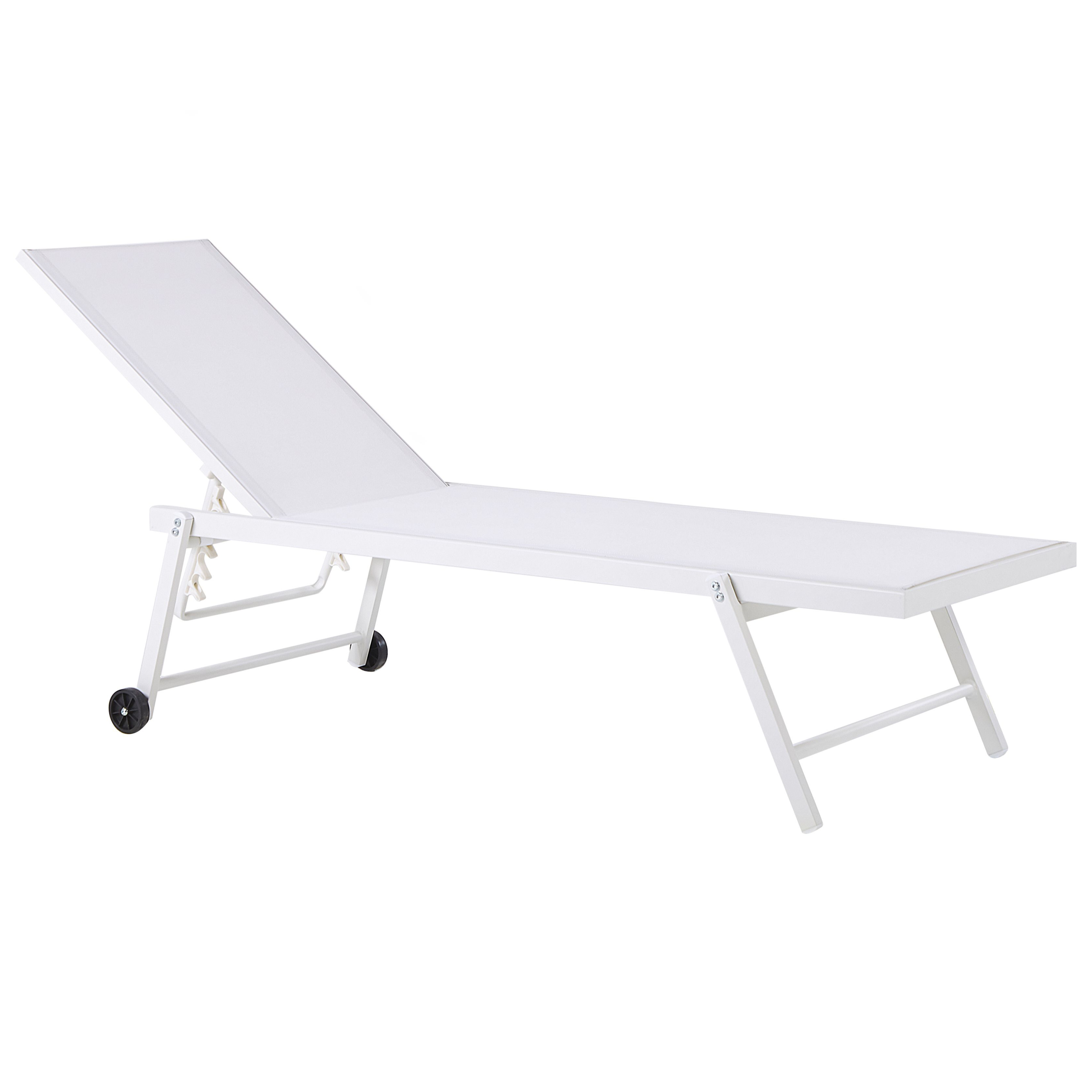Solstol PORTOFINO Metall Vit