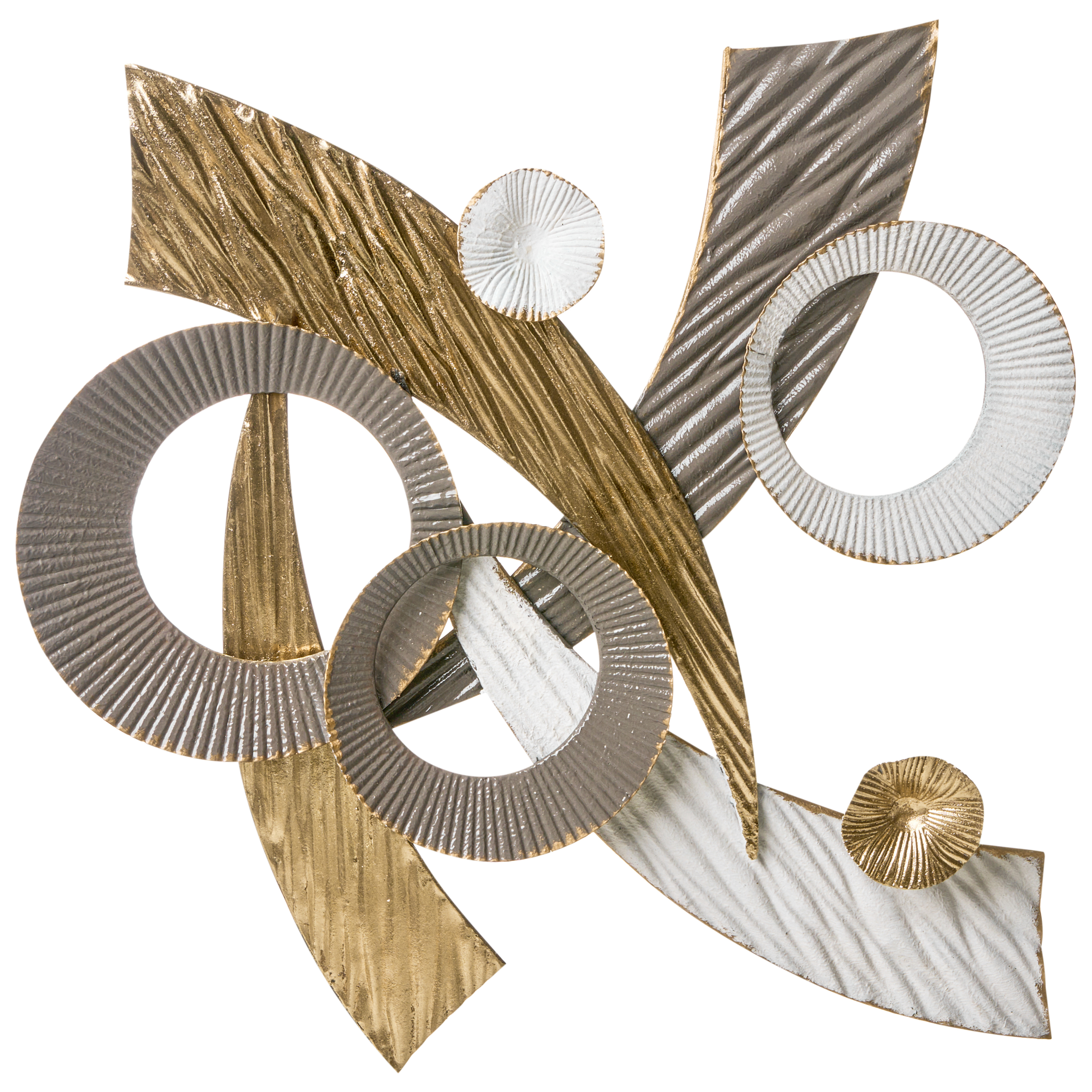Väggdekoration FENIT 54 cm Metall Guld