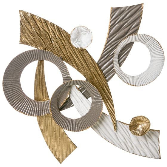 Väggdekoration FENIT 54 cm Metall Guld