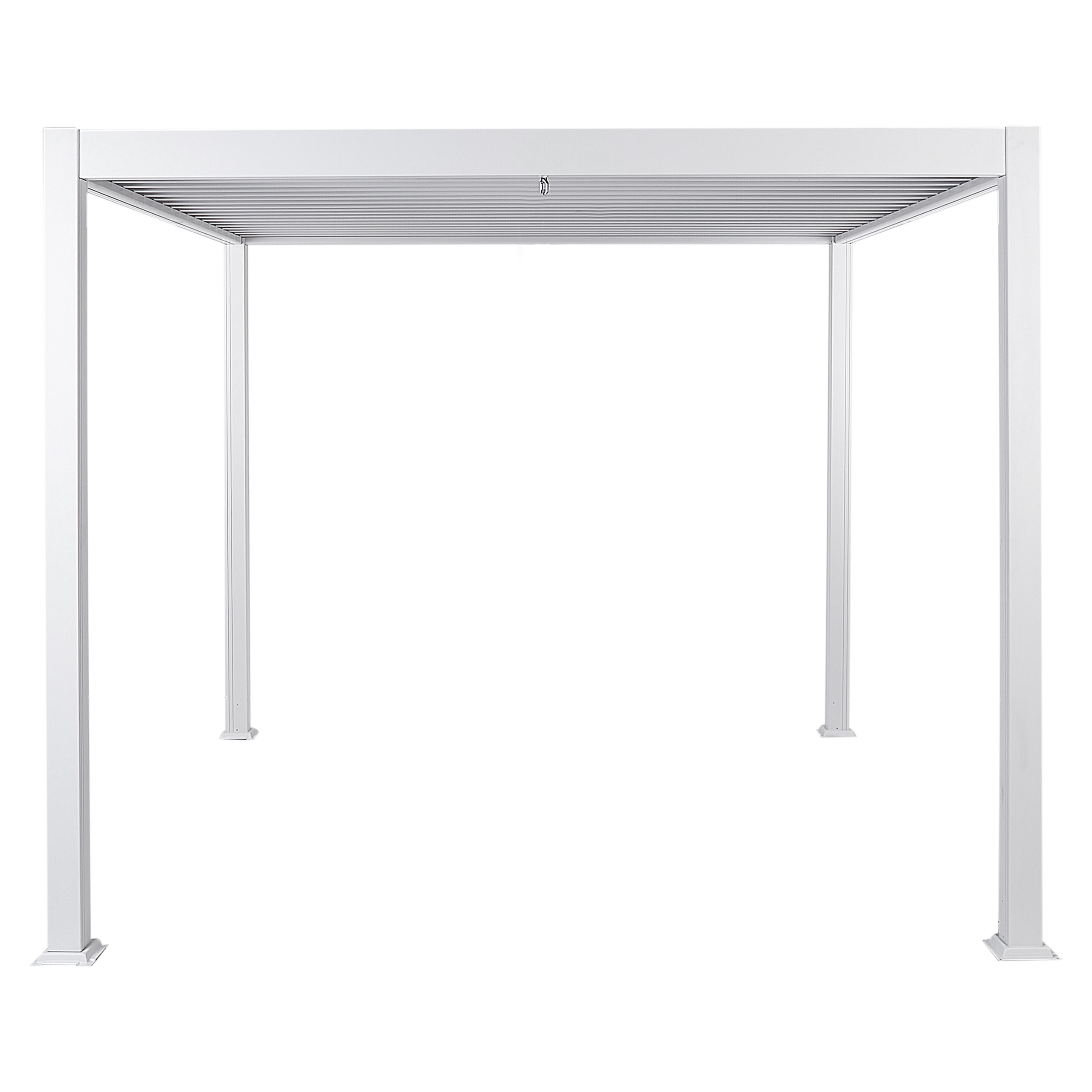 Paviljong FORNOLI 296 cm 296 cm Metall Vit