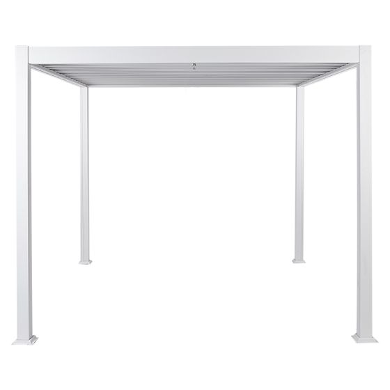Paviljong FORNOLI 296 cm 296 cm Metall Vit