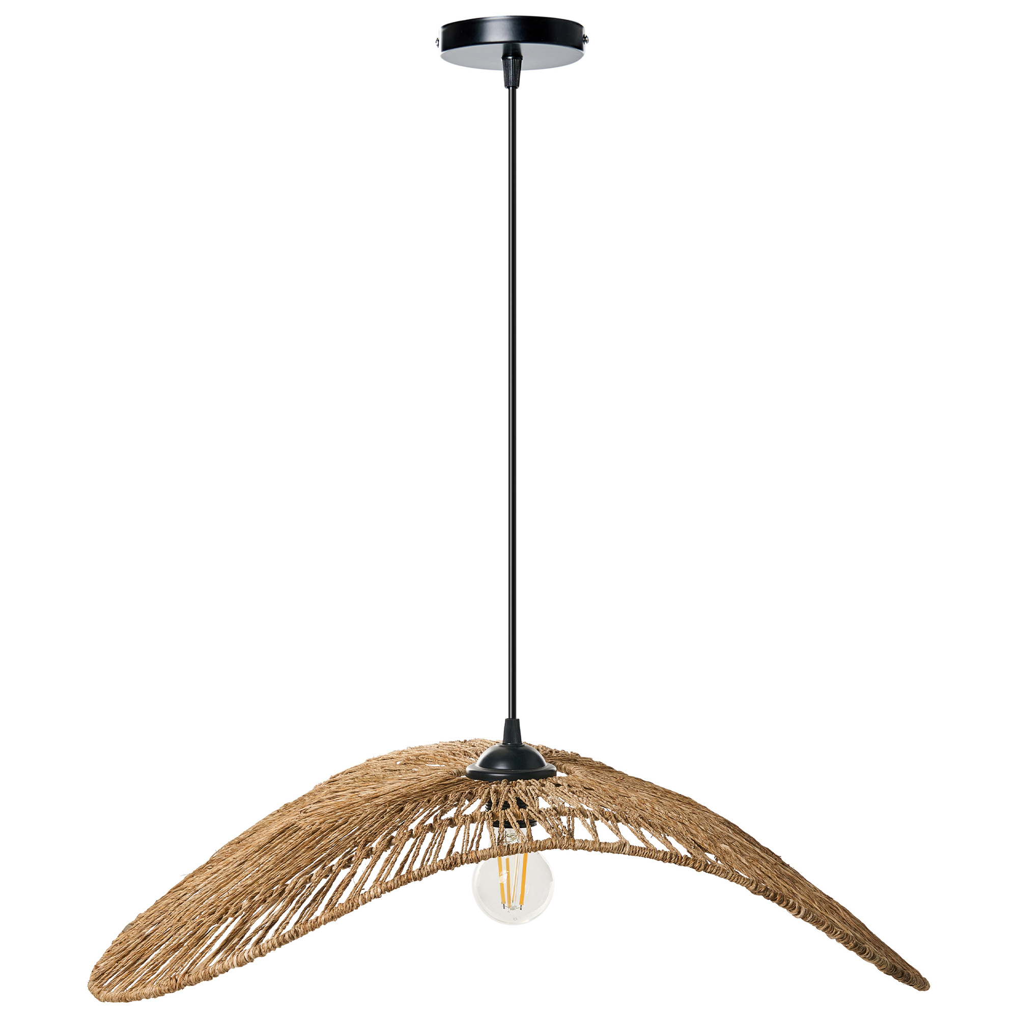 Pendellampa YAGUEZ Jute Naturlig