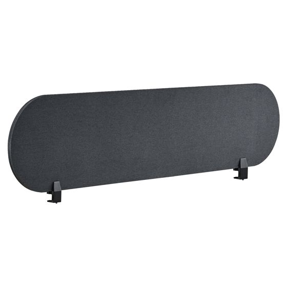 Skiljevägg för skrivbord SPARKY 160 x 40 cm Mörkgrå