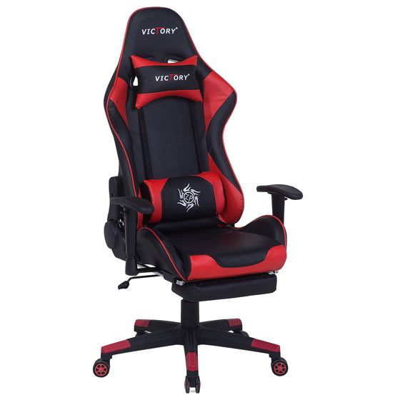 Gamingstol VICTORY Konstläder Röd