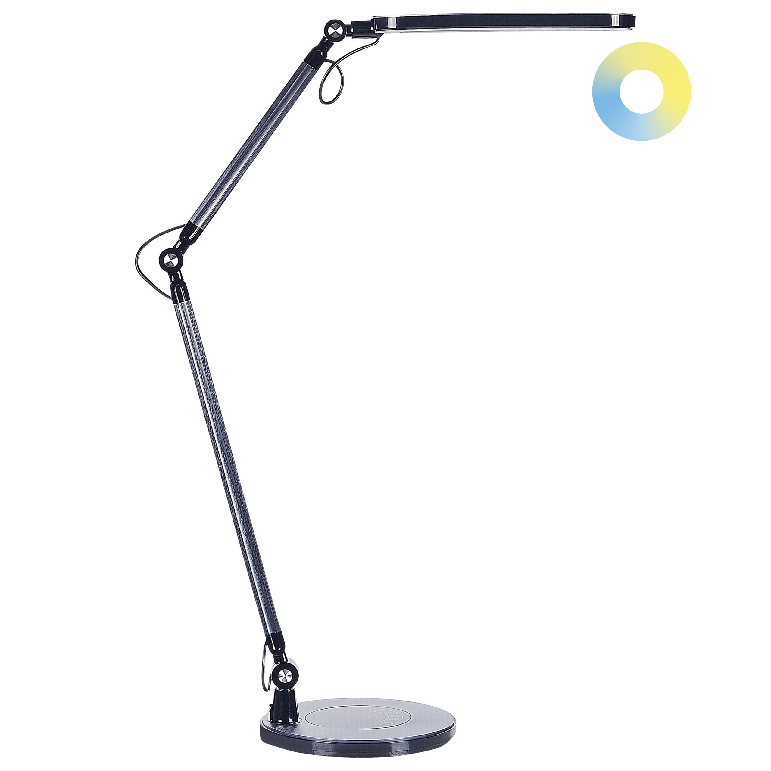 LED-skrivbordslampa GRUS med dimmer Metall Svart