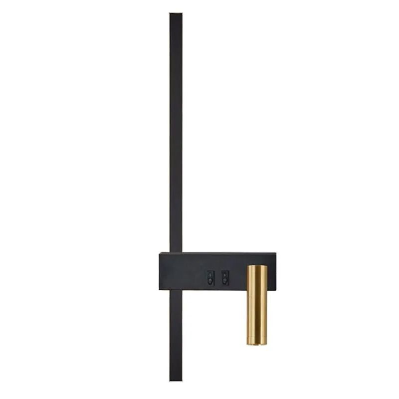 TOOLIGHT vägglampa APP1439-W Svart/Guld 51x16x51cm