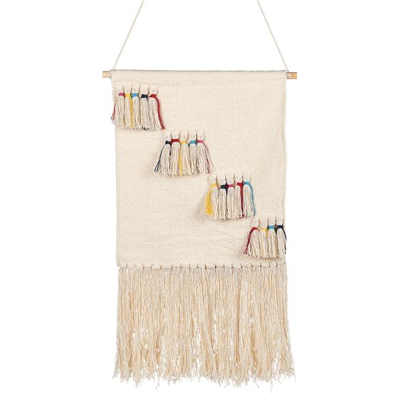 Väggdekoration i tyg BUREWALA 108 cm Bomull Beige