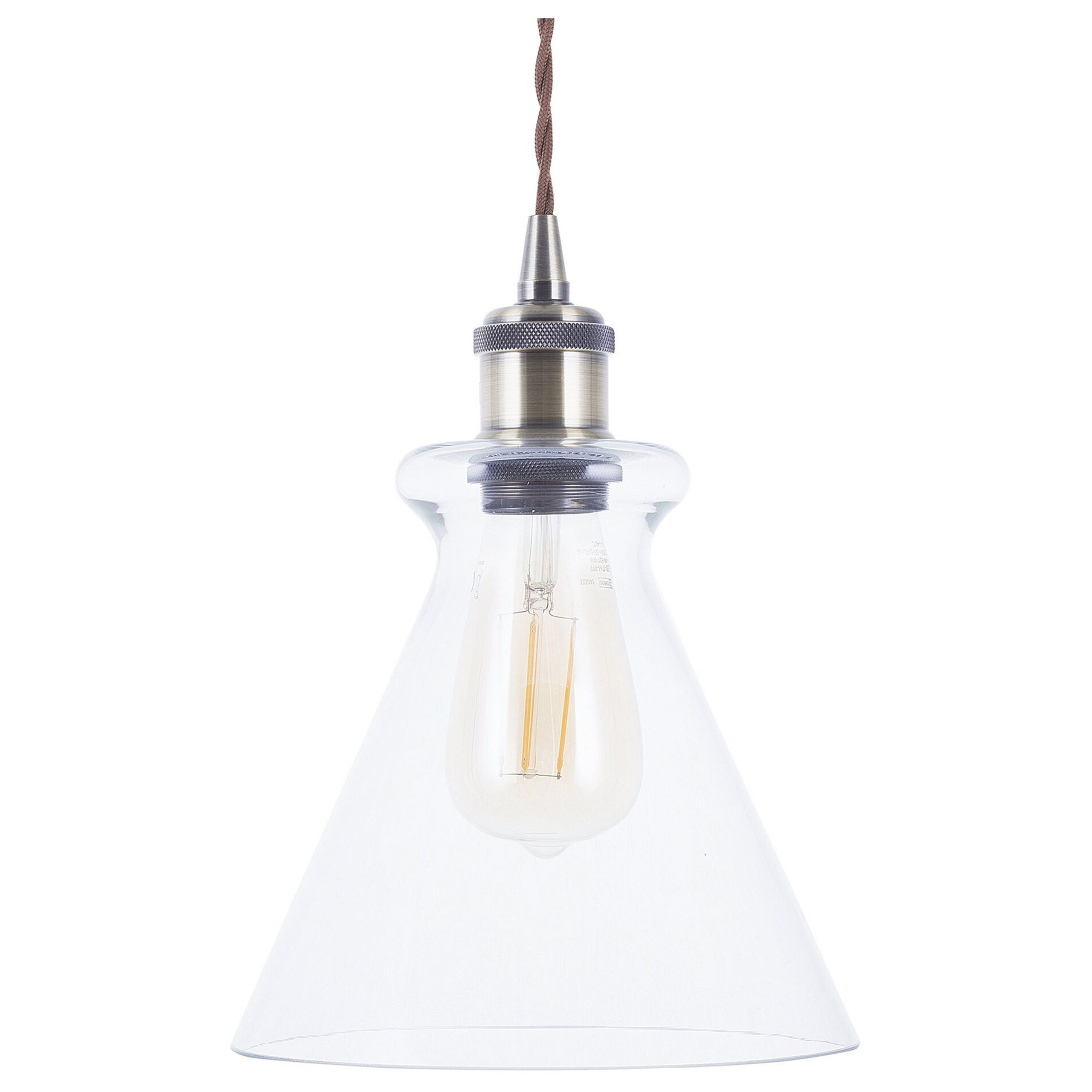 Pendellampa BERGANTES Glas Transparent