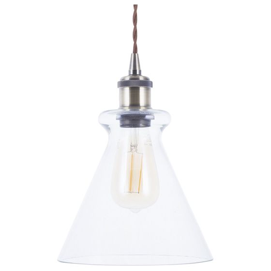 Pendellampa BERGANTES Glas Transparent