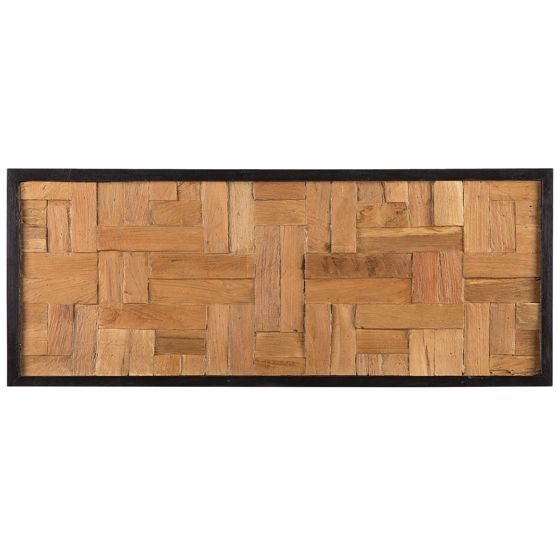 Väggdekoration TOLUCA 40 cm Teakträ Brun