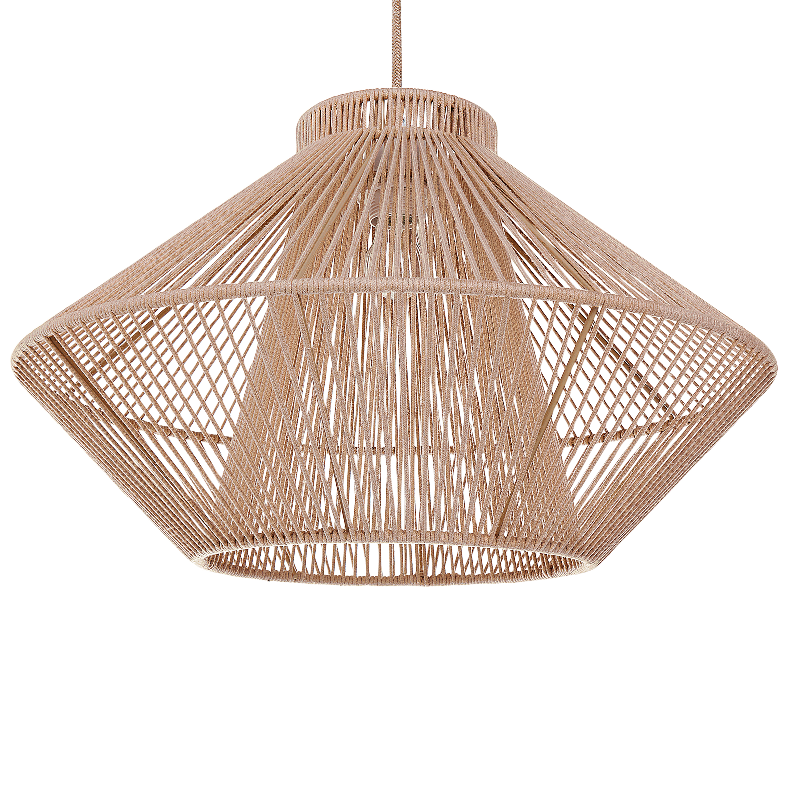 Pendellampa PALMETTO Bomull Beige