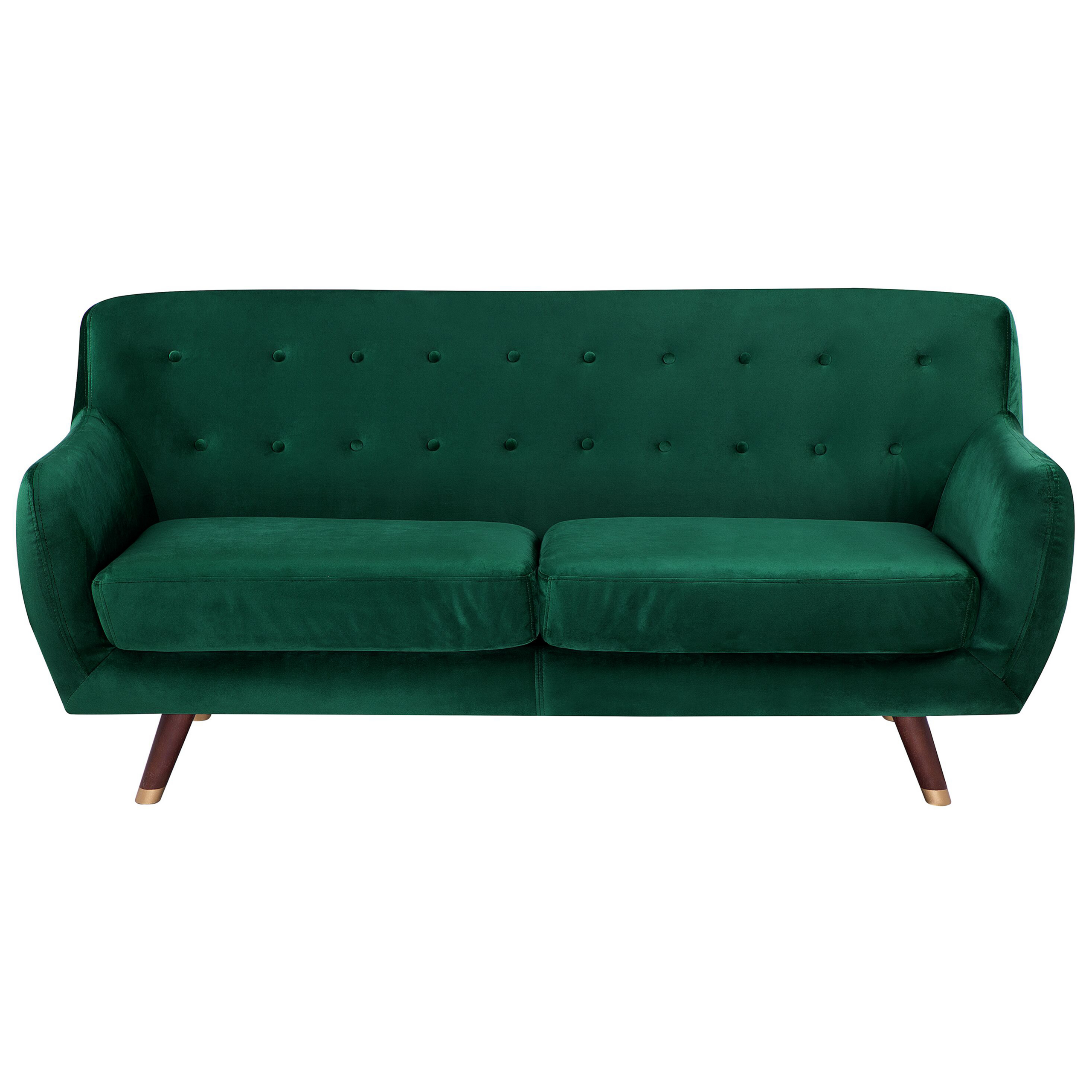 Soffa 3-sits BODO Sammet Smaragdgrön