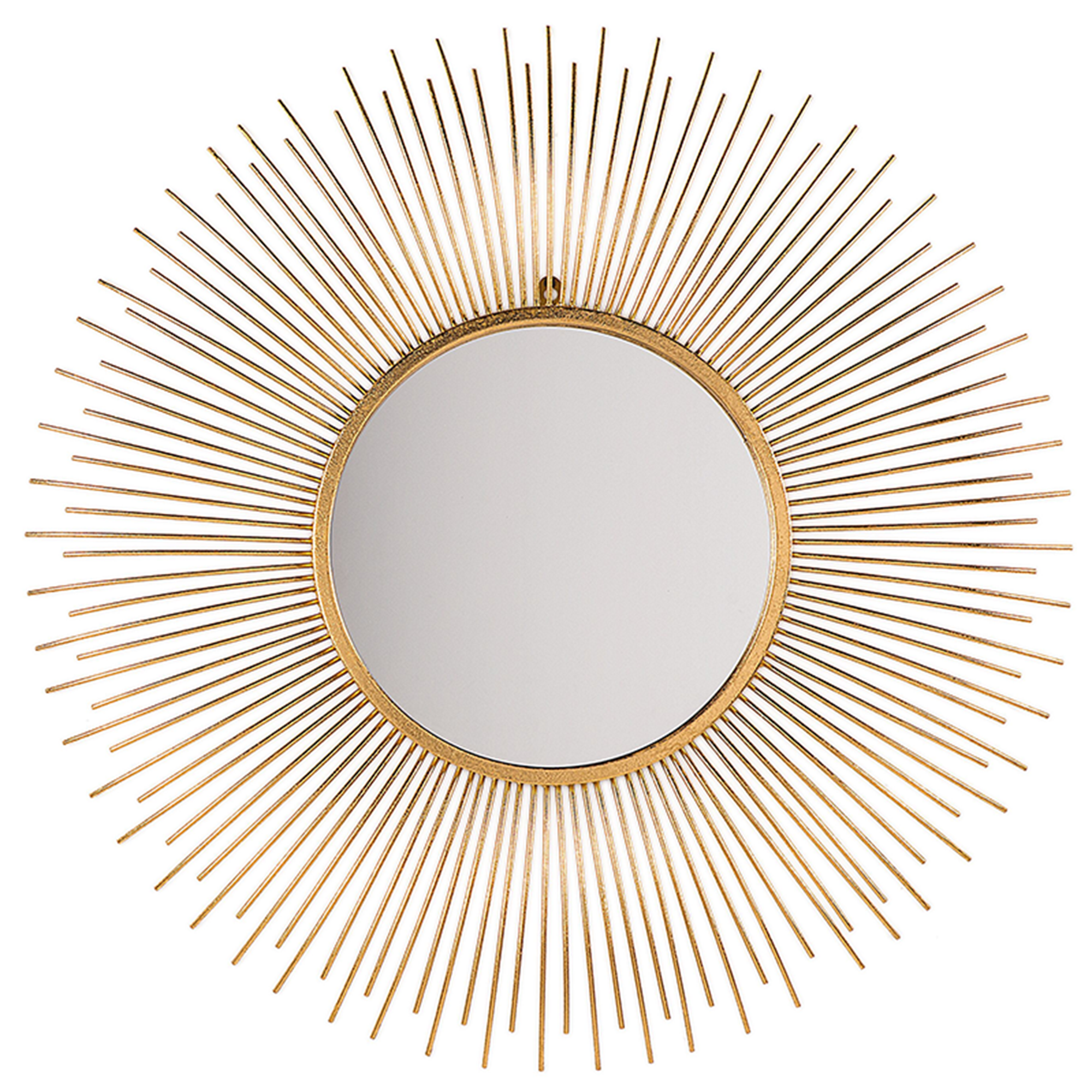 Väggspegel CILLY 80 cm 80 cm Metall Guld