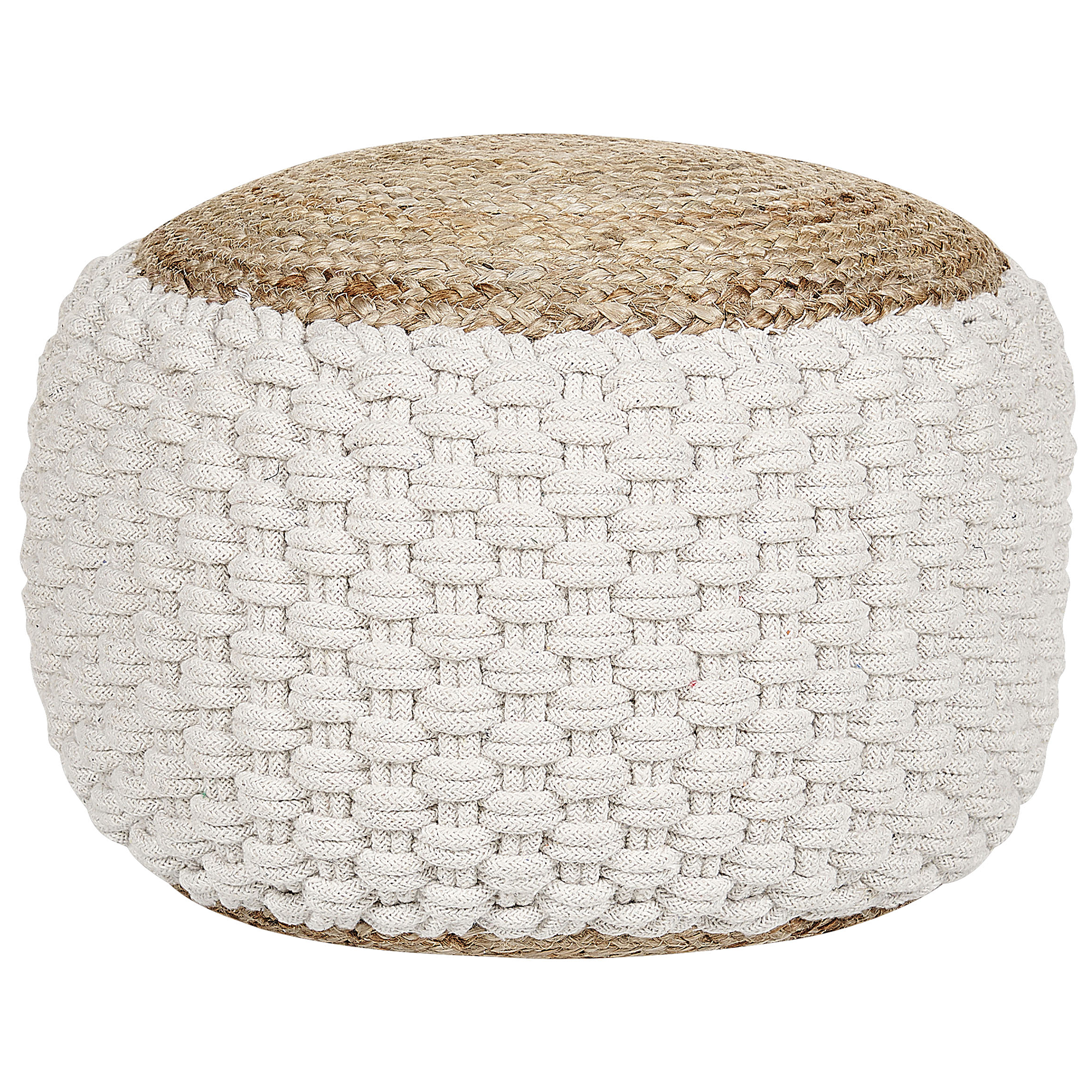 Sittpuff AIZA Bomull Vit