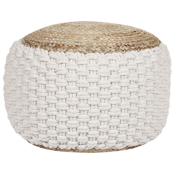 Sittpuff AIZA Bomull Vit