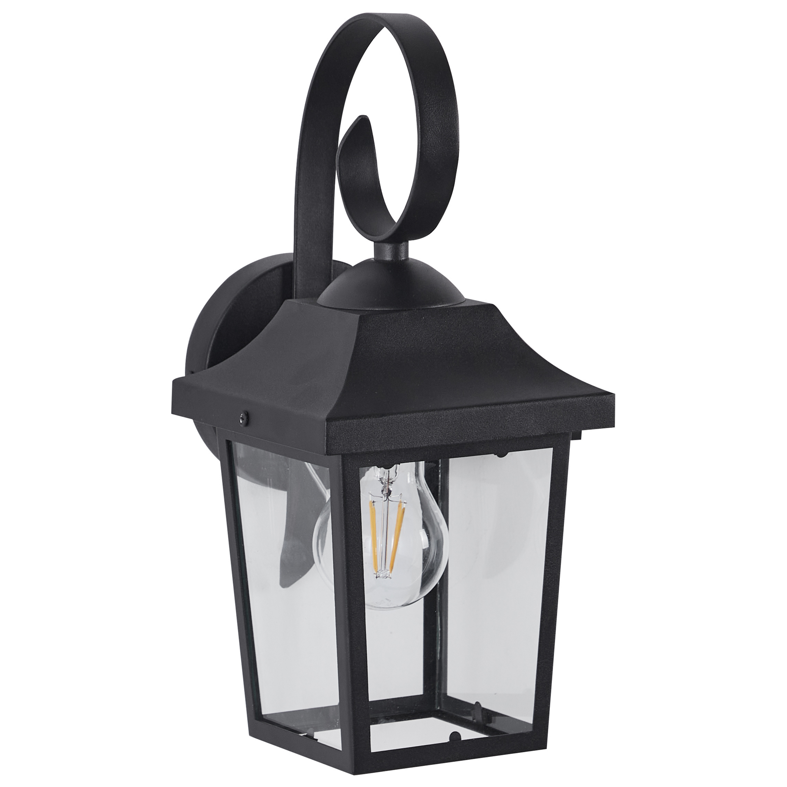 Vägglampa för utomhusbruk TANGON Svart