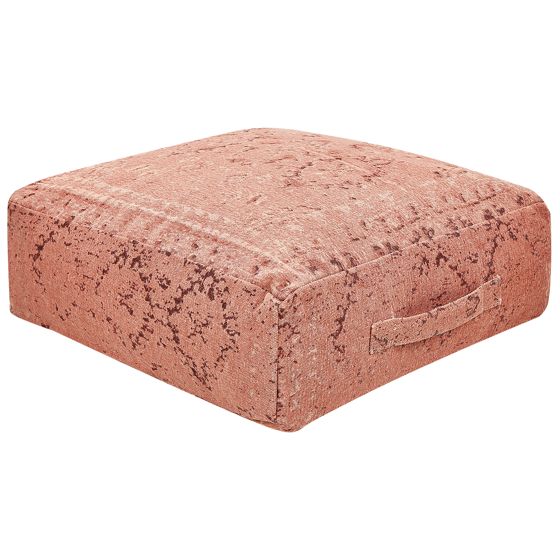 Sittpuff SHASA Bomull Ljusröd