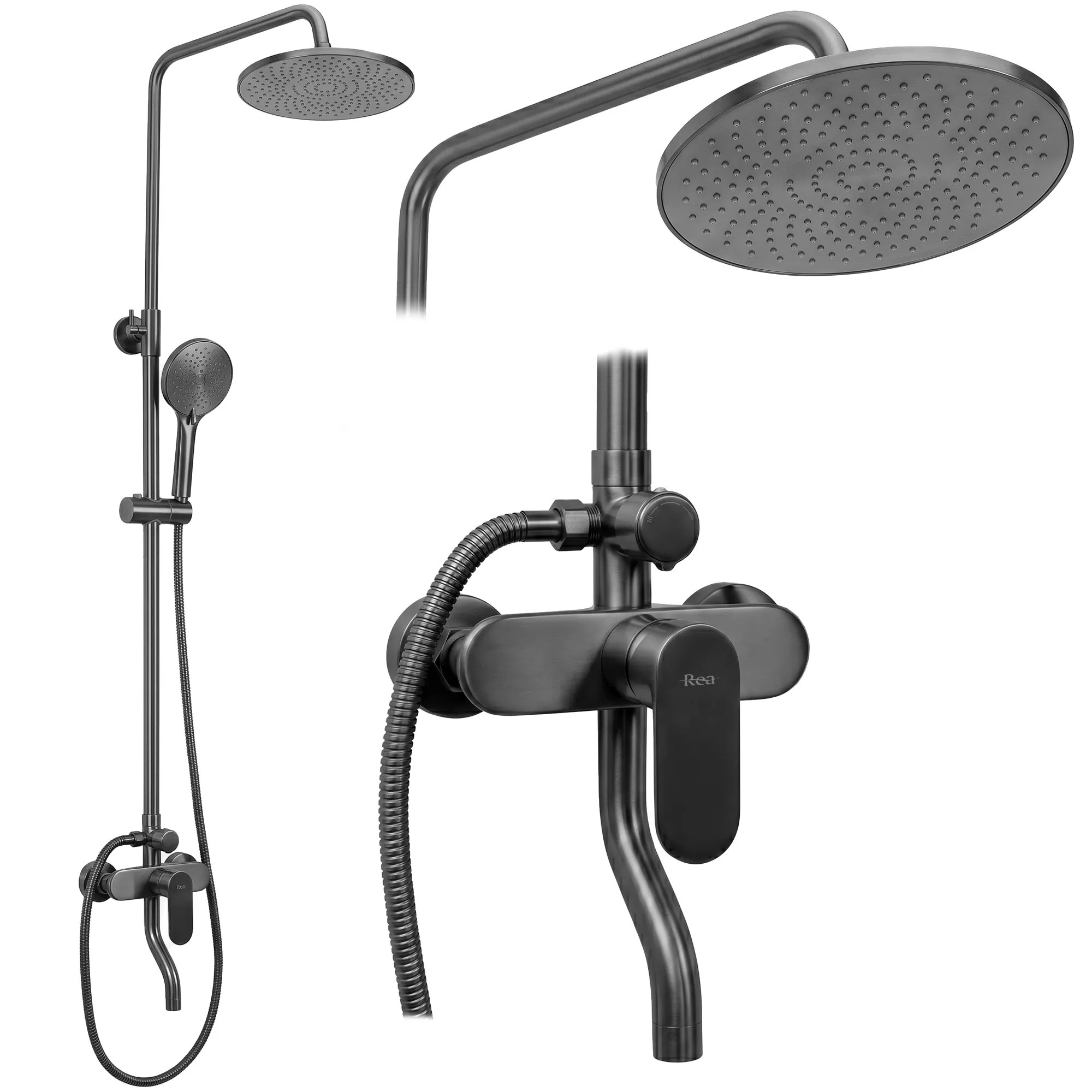 REA Duschset Drop Titan, 15x15x145cm