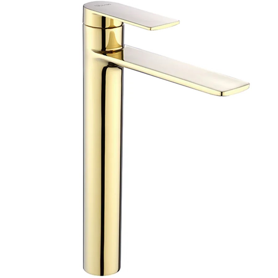 REA Tvättställsblandare MY1902-21G STORM Hög Guld, 18,5x4,2x29,5cm