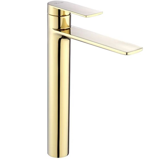 REA Tvättställsblandare MY1902-21G STORM Hög Guld, 18,5x4,2x29,5cm