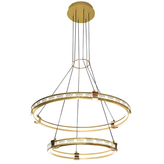 TOOLIGHT hängande taklampa LHJ037-CP2 Gyllene 150x140x1,5cm