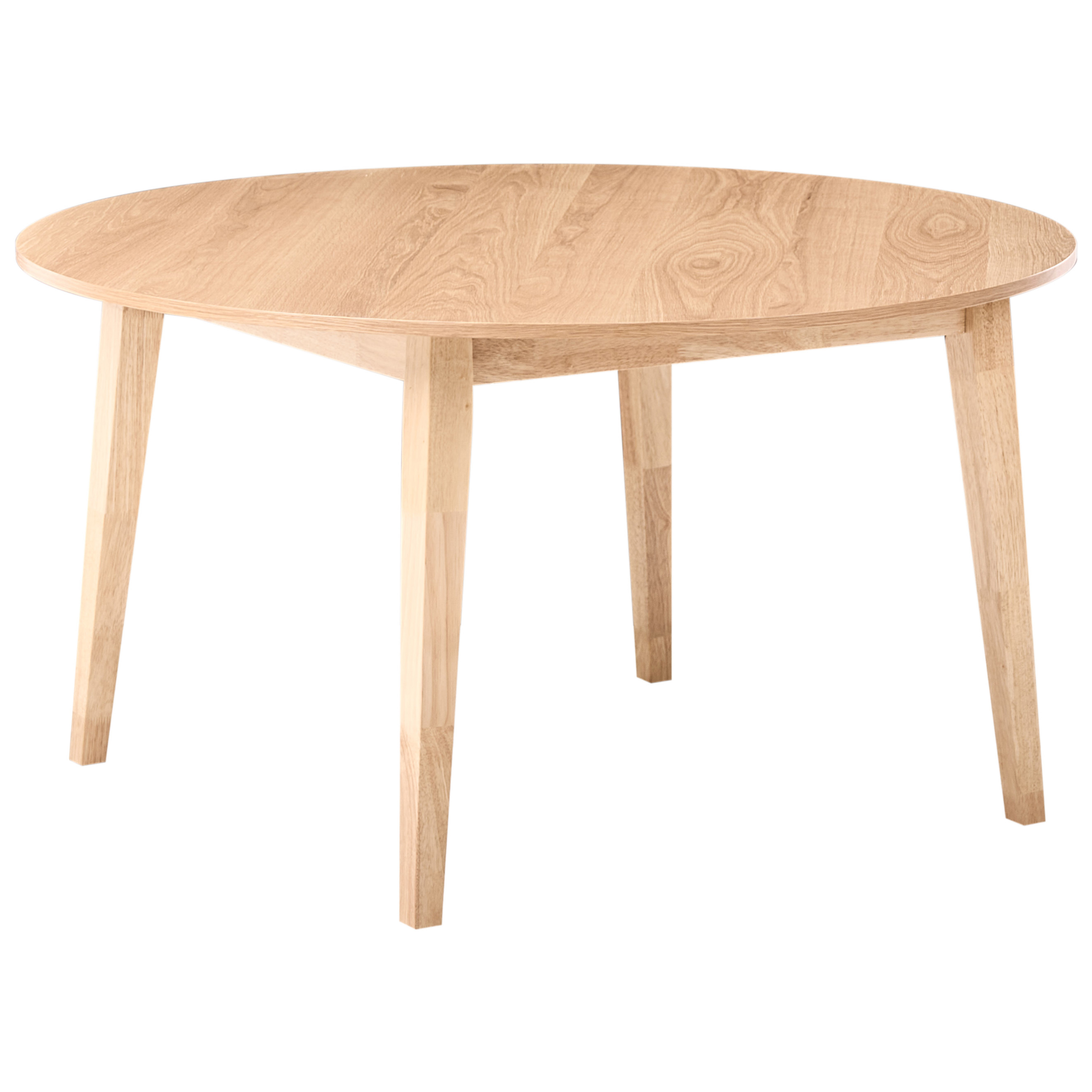 Matbord HUNTLEY Ljus ekfanér 140 cm 140 cm