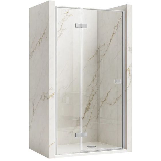 REA Duschdörr Atlas 90 Höger + magnetlist Krom, 90x0,6x200cm