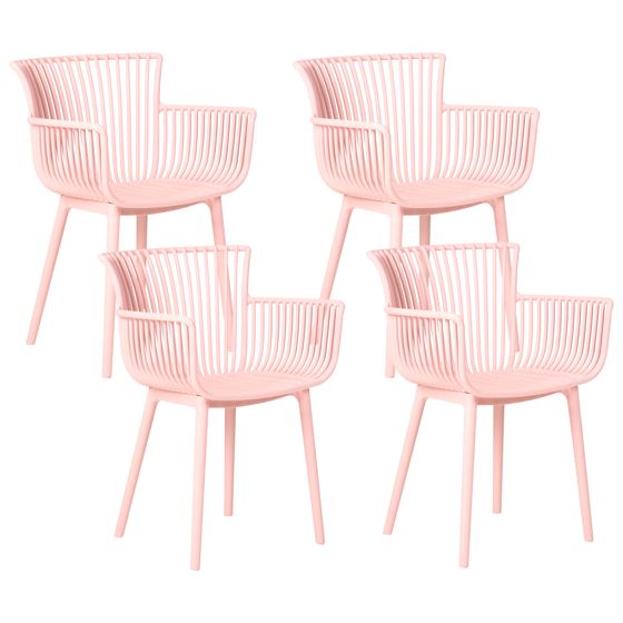 Set med 4 trädgårdsstolar PESARO Rosa