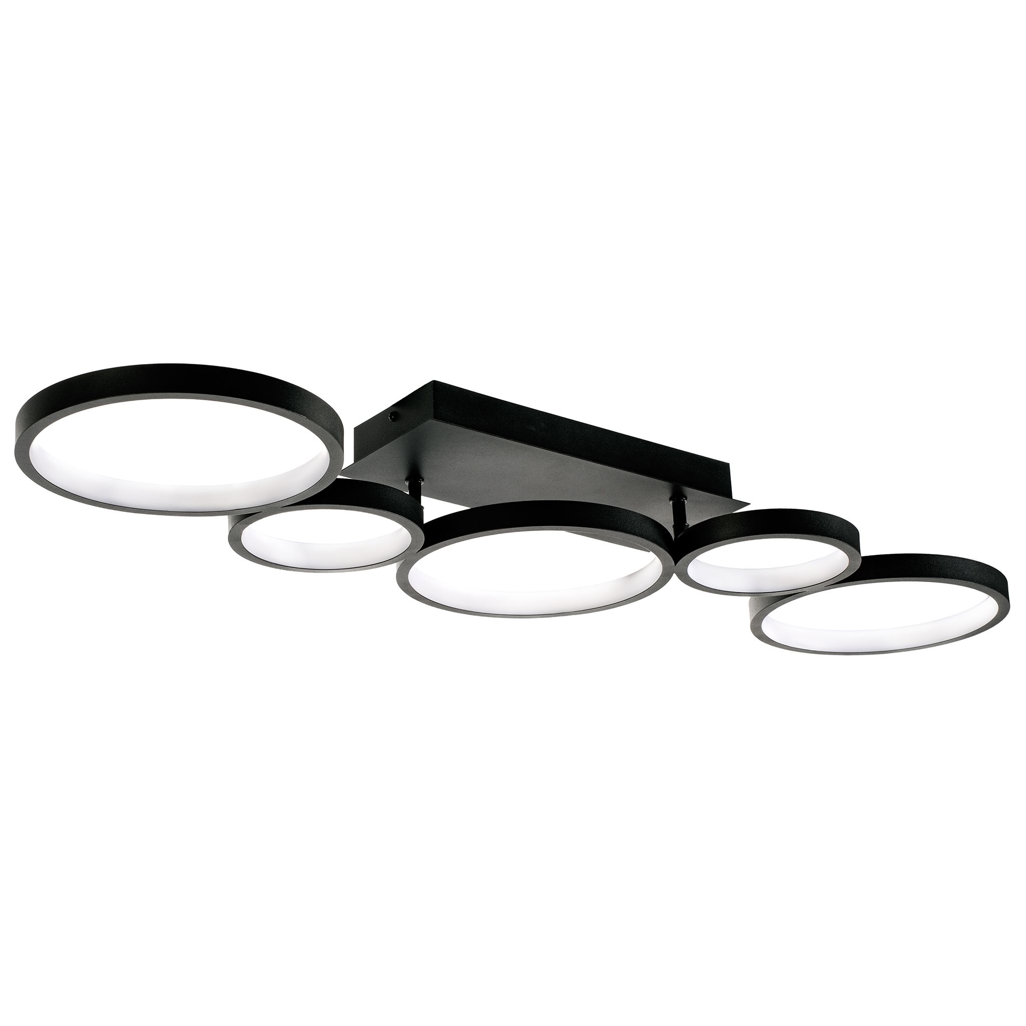 TOOLIGHT taklampa APP1900-C LED Svart 85x21x100cm