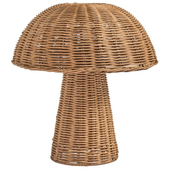 Bordslampa Svamp ALERO Rotting Naturlig