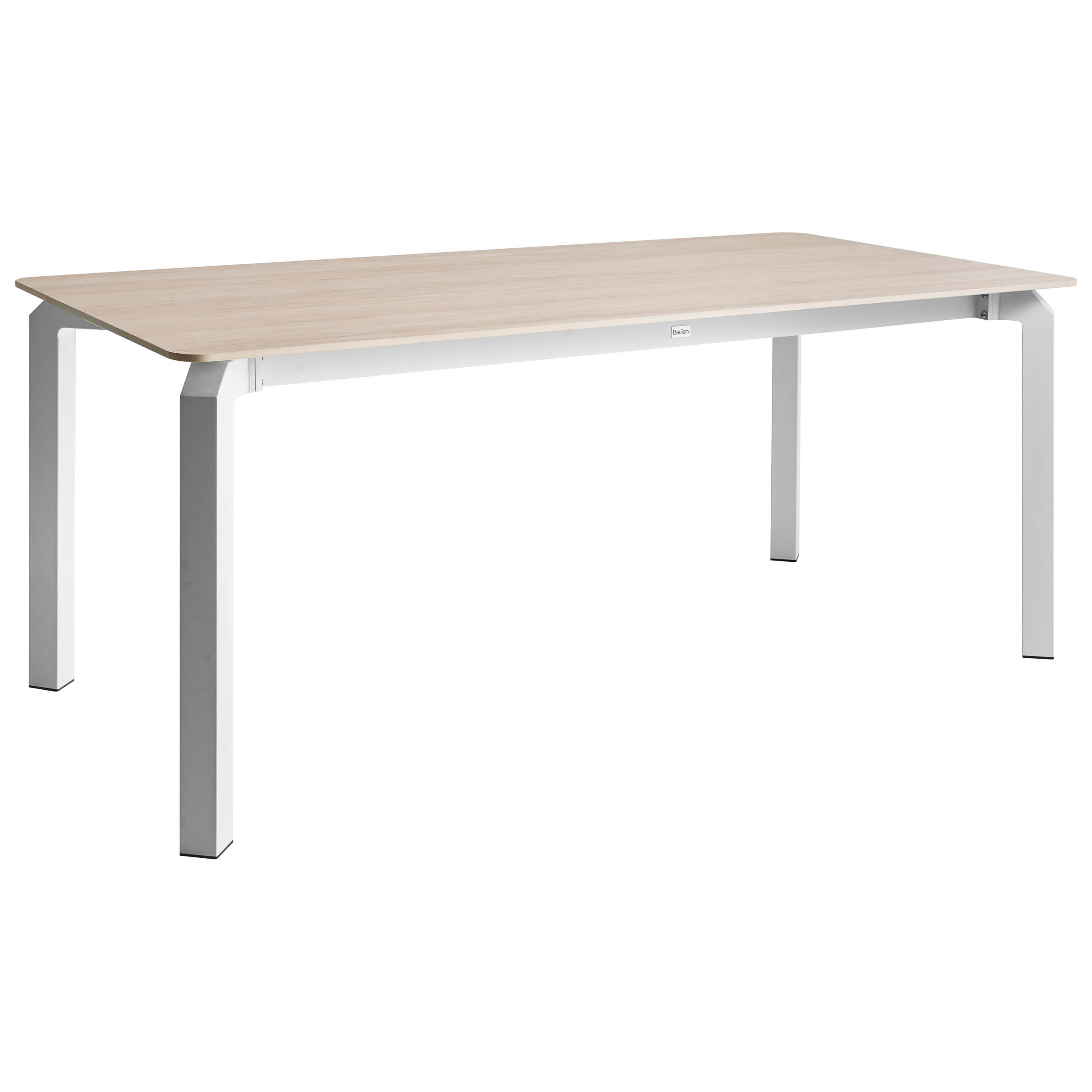 Trädgårdsmatbord FELETTO 180 cm 90 cm Sten Travertin-effekt