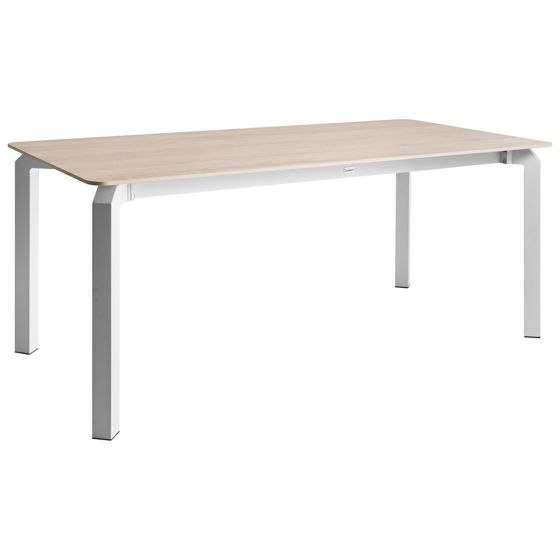 Trädgårdsmatbord FELETTO 180 cm 90 cm Sten Travertin-effekt