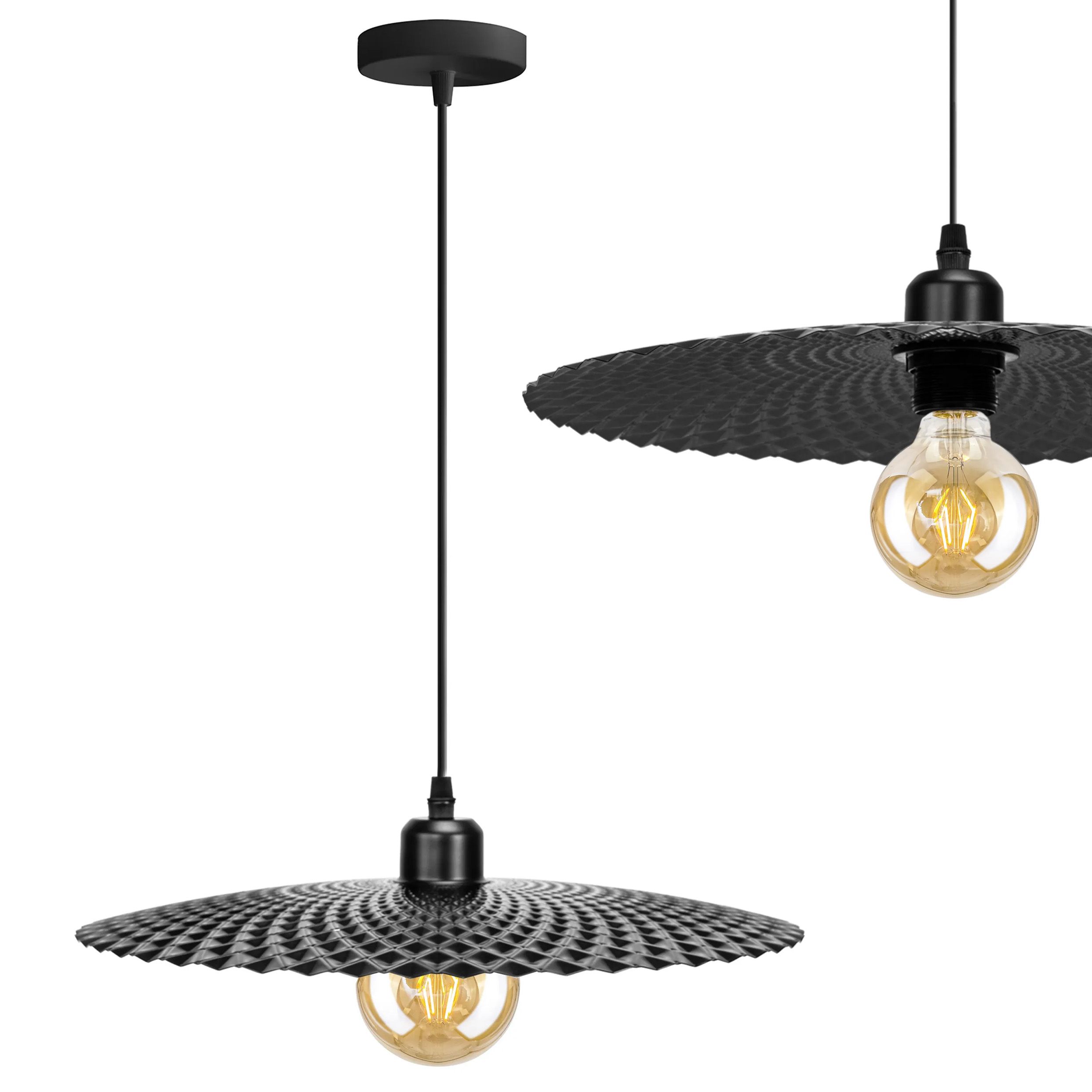 TOOLIGHT hängande taklampa APP1289-1CP Svart 38x38x72cm