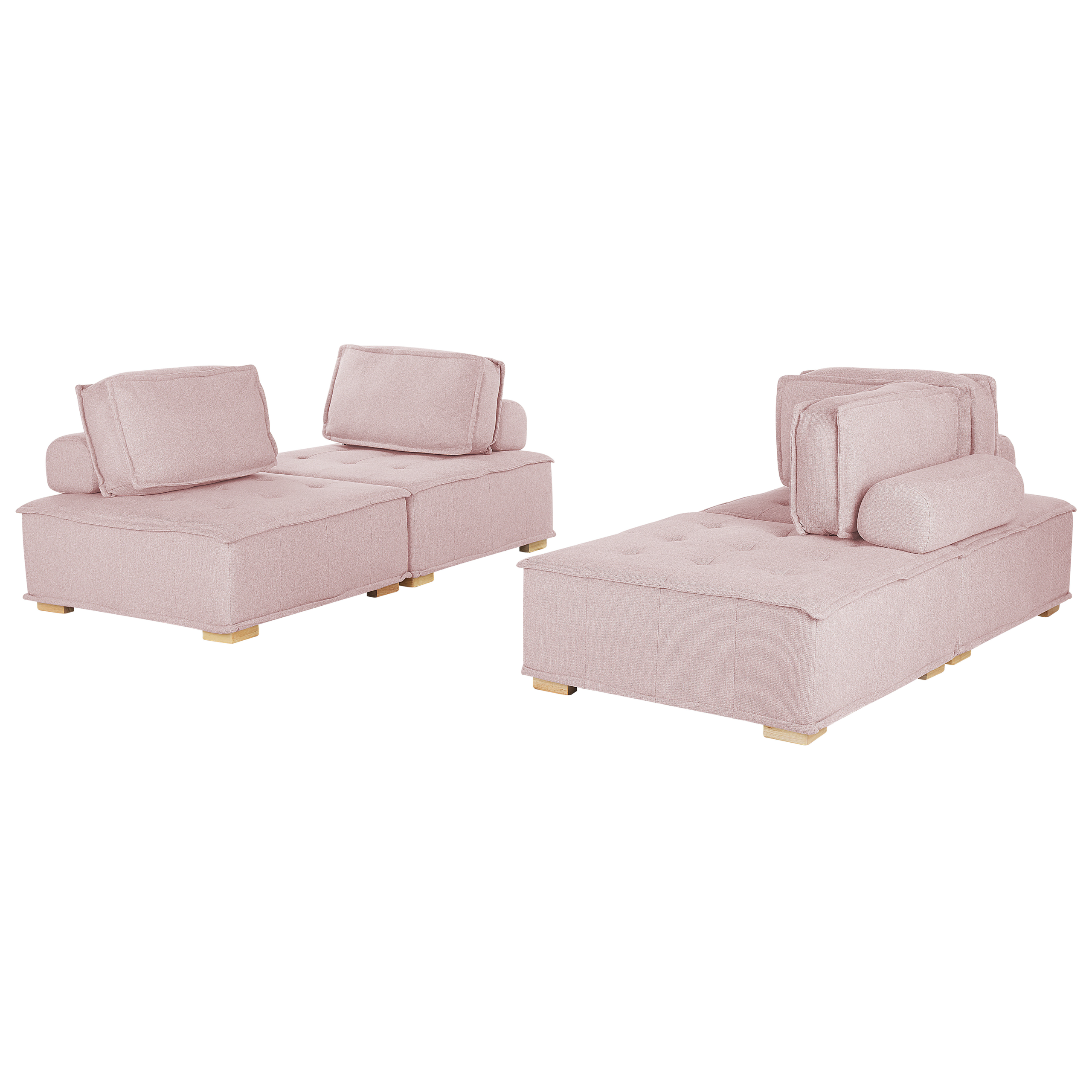Modulär soffgrupp 4-sits TIBRO Rosa