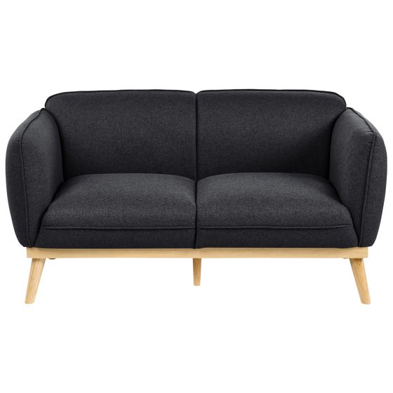 Soffa 2-sits LJUNG Svart
