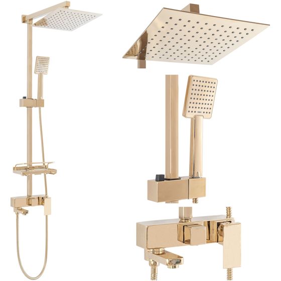 REA Duschset JACK Guld, 45x21,5x102cm
