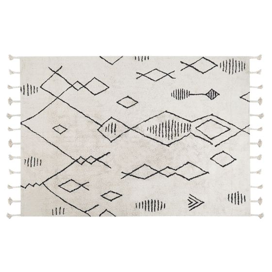 Matta KEBIR Off-White 140 x 200 cm Bomull
