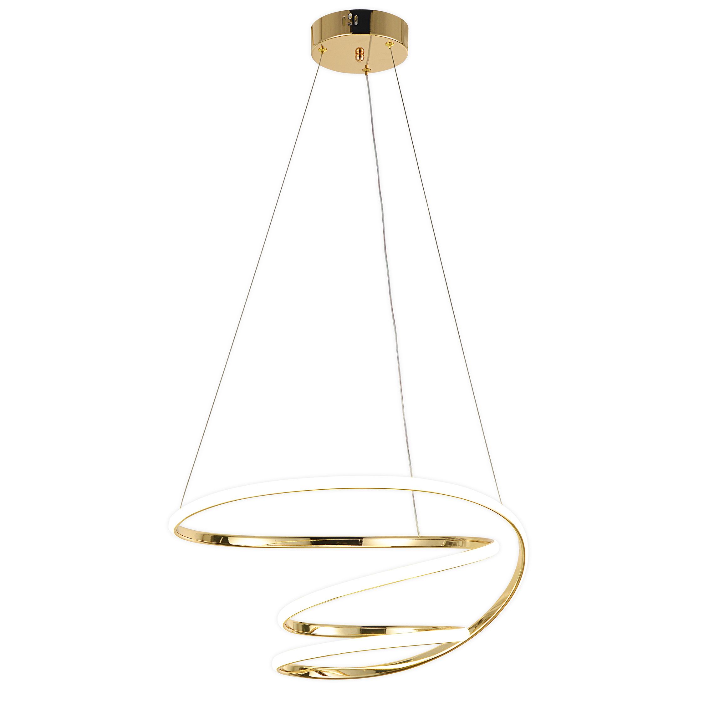 TOOLIGHT hängande taklampa LED G080-1CP Guld 48x48x6cm