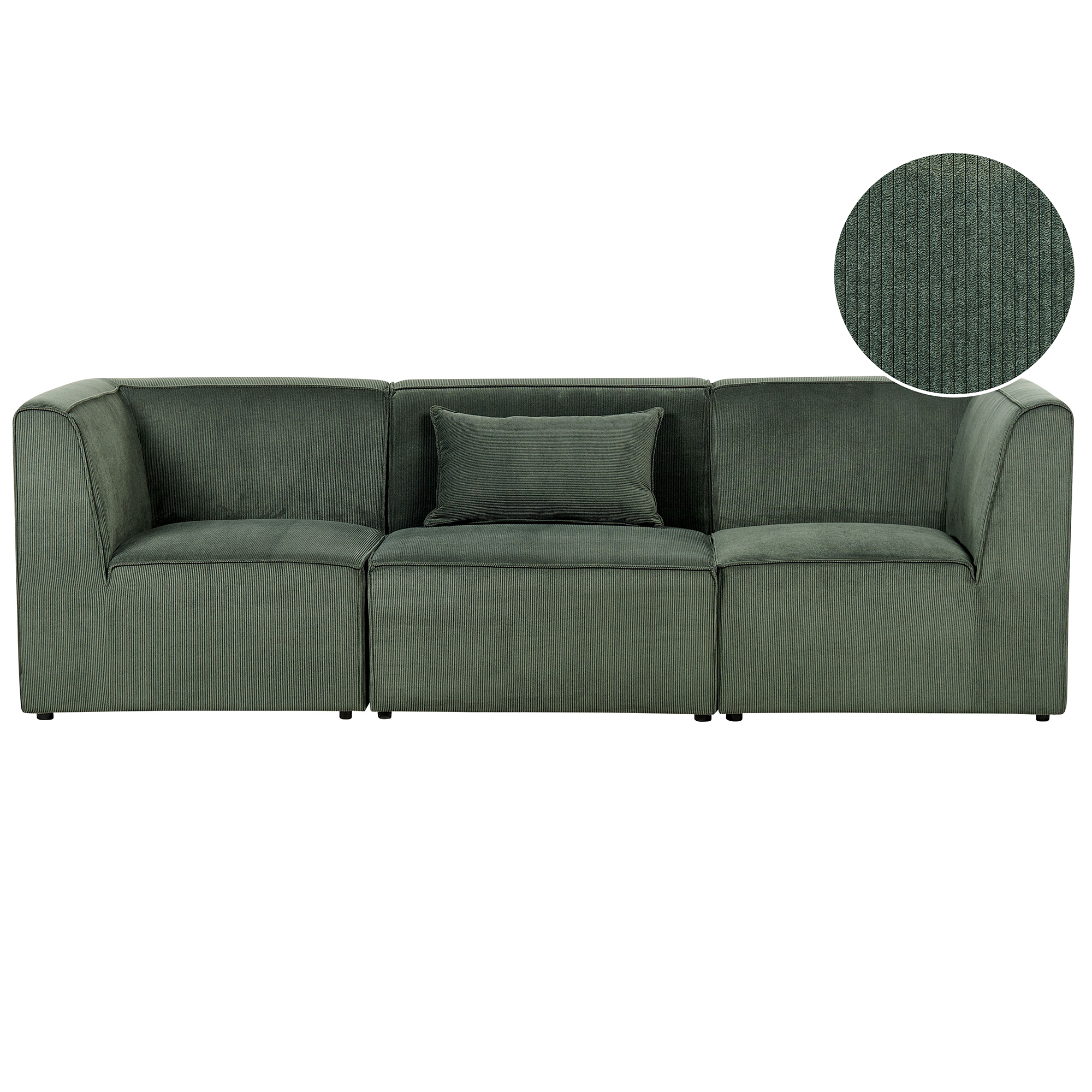Modulsoffa 3-sits LEMVIG Manchester Grön