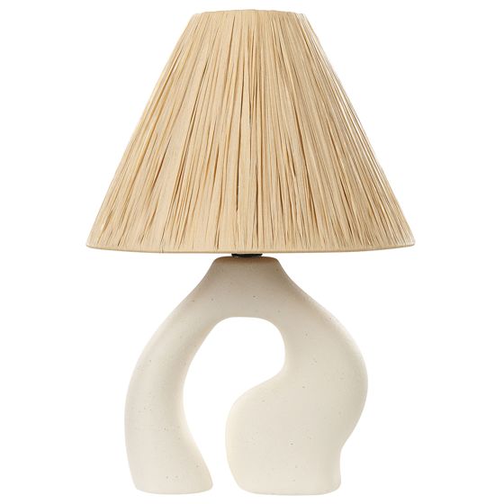 Bordslampa BARBAS Keramik Naturlig