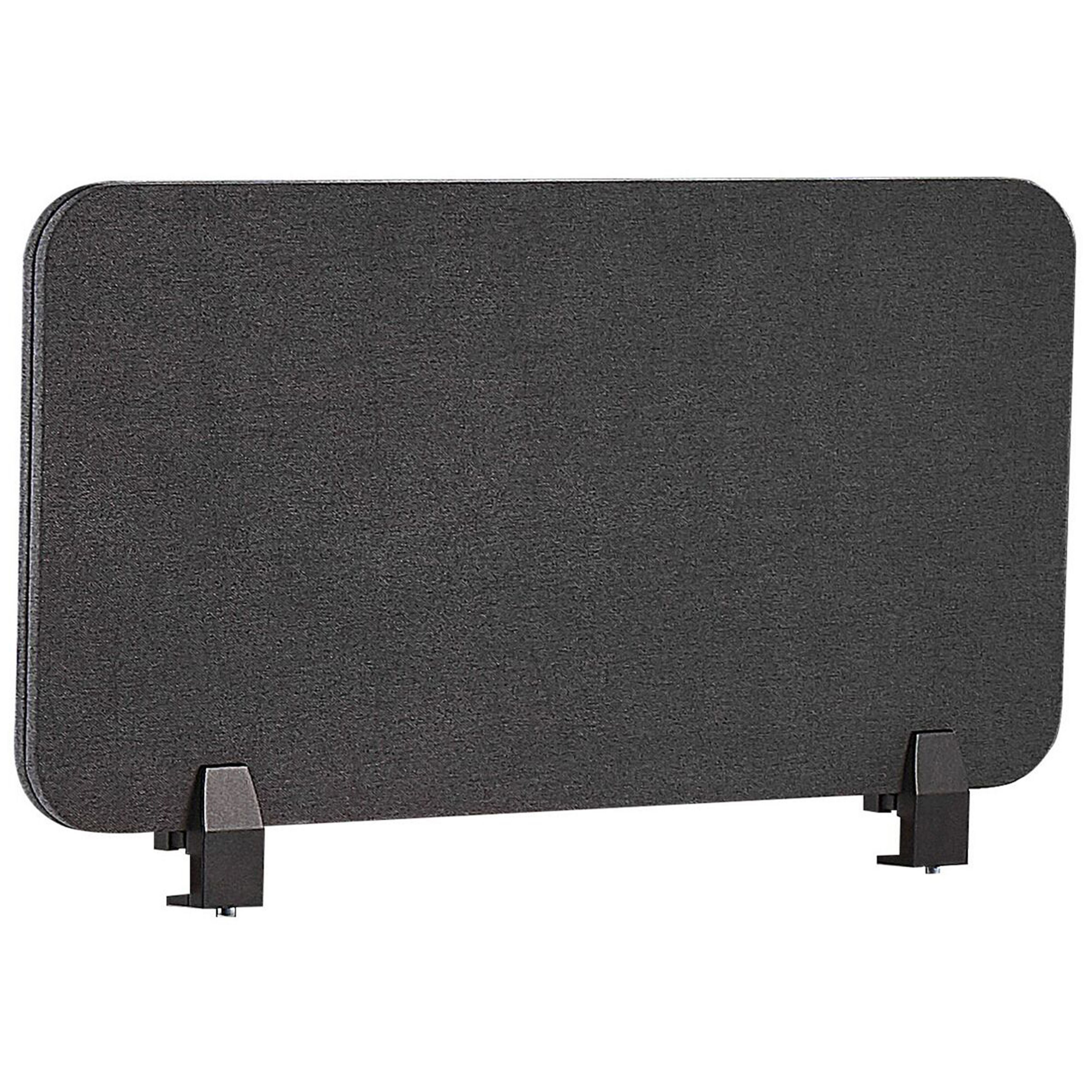 Skiljevägg för skrivbord WALLY 80 x 40 cm Mörkgrå