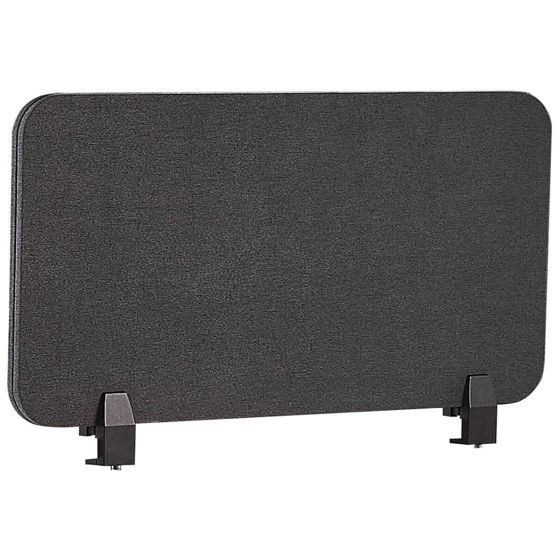 Skiljevägg för skrivbord WALLY 80 x 40 cm Mörkgrå