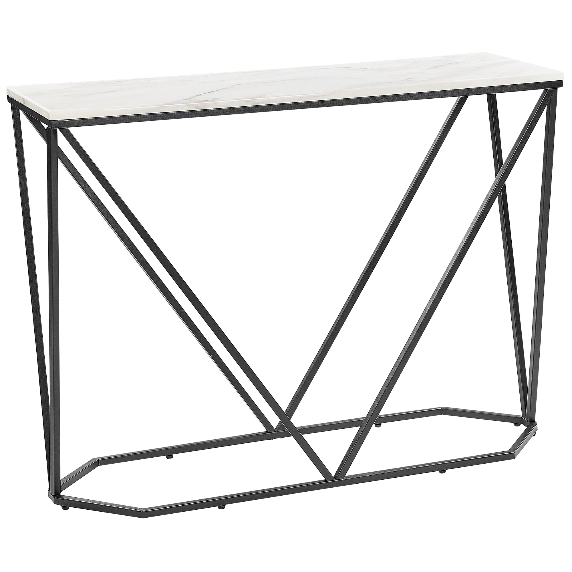 Konsolbord HAZEN Marmor/ Svart