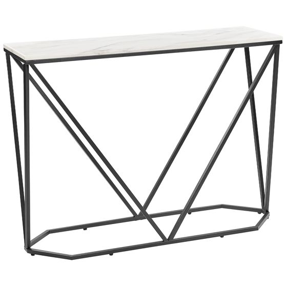 Konsolbord HAZEN Marmor/ Svart