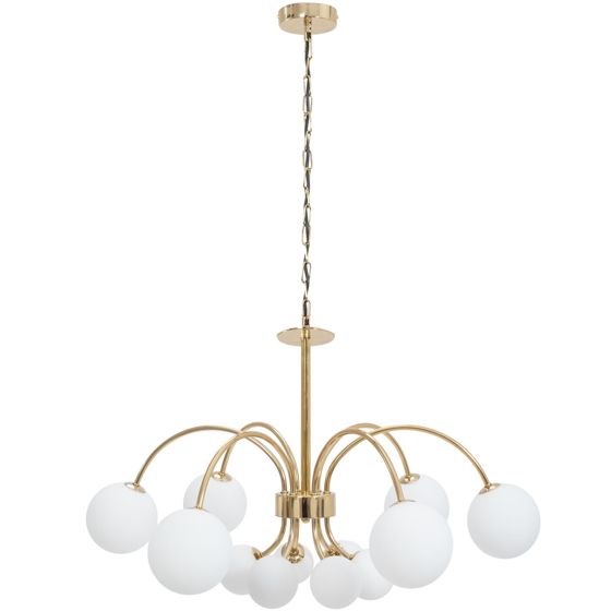 TOOLIGHT hängande taklampa APP962-12CP Guld 108x75x108cm